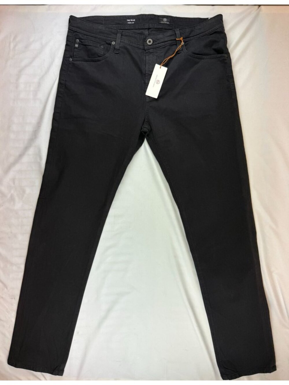 NWT AG The Tellis Modern Slim Fit Jeans in Endless Black Men's 36X34